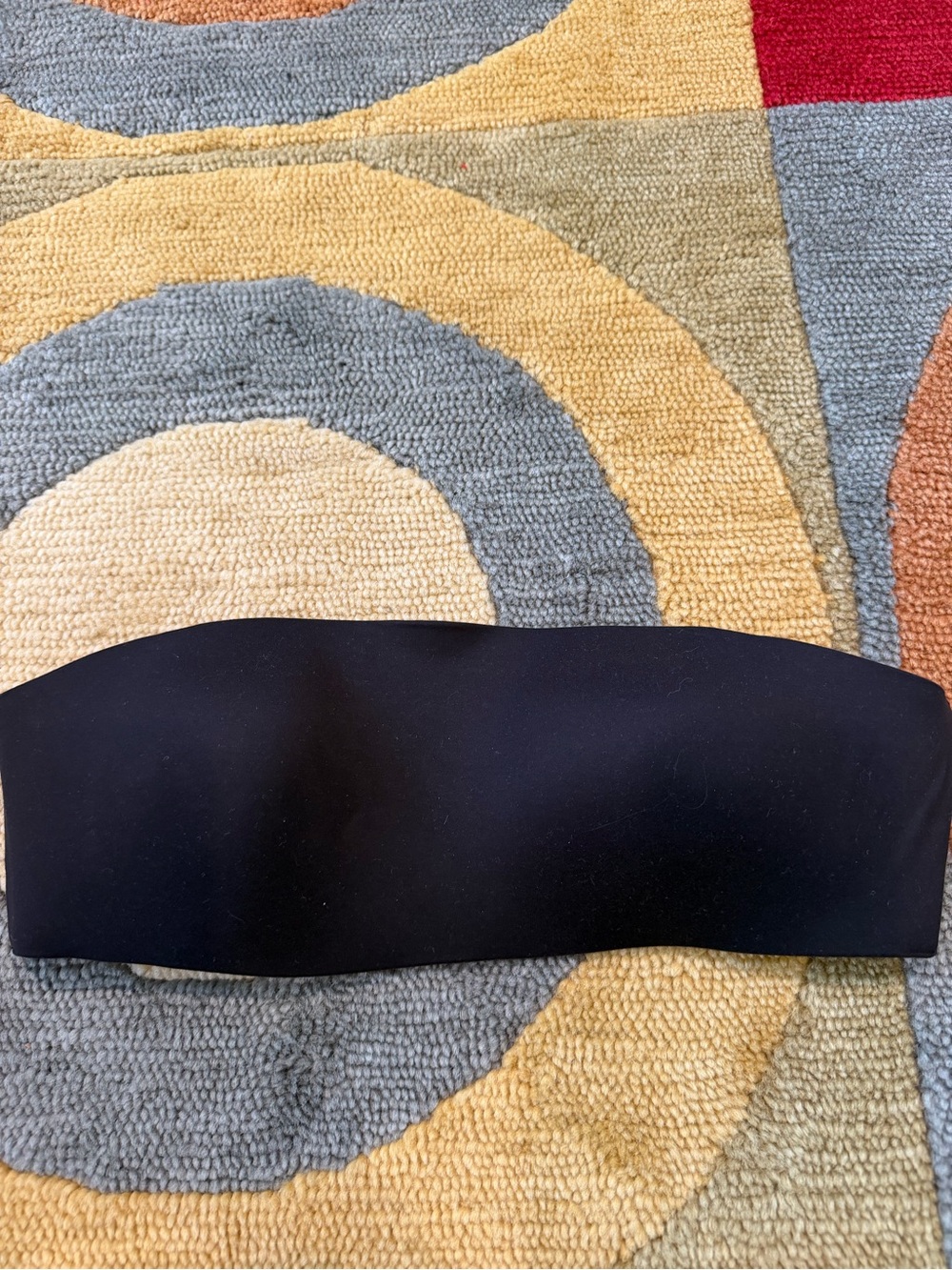 Smoothez by Aerie Black Pull On Strapless Bra Bandeau Lightly Padded Size Medium